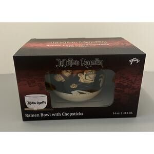 Jujutsu Kaisen Ramen Bowl With Chopsticks 14oz
